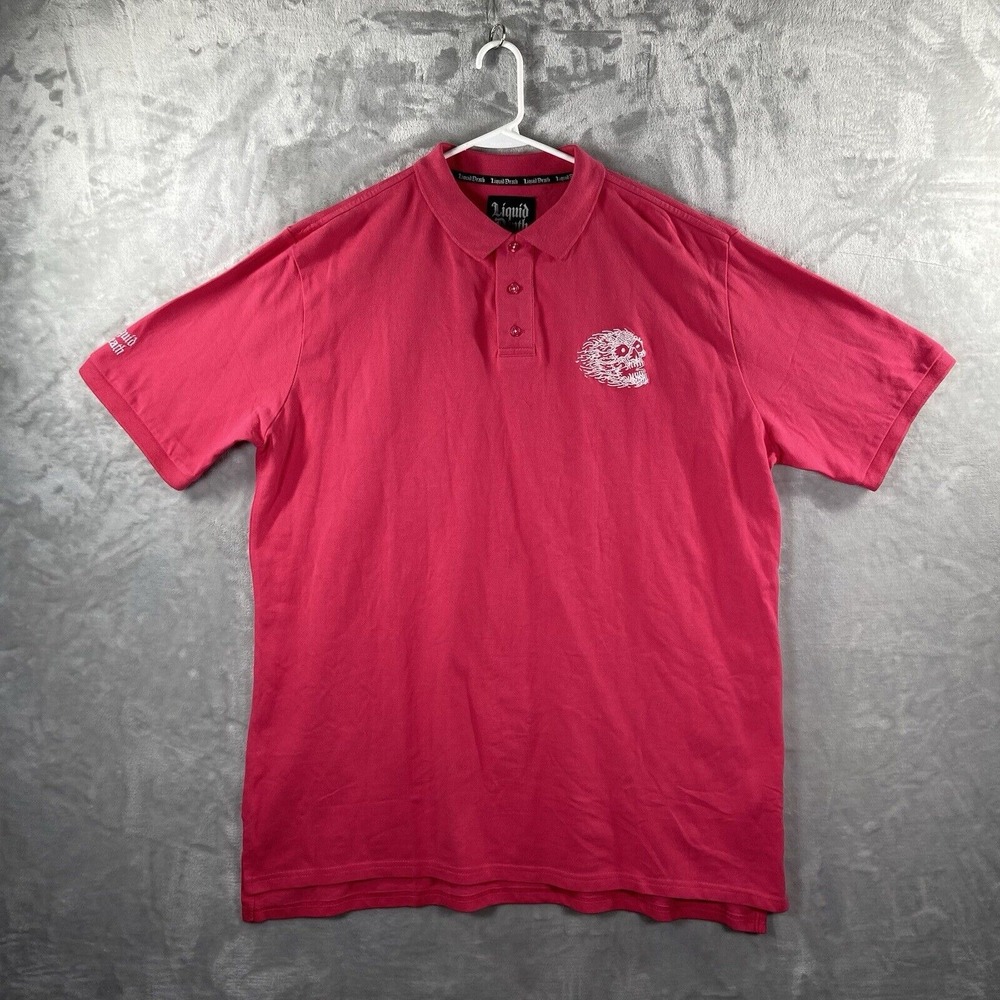 Pink Polo Shirt with Emblem